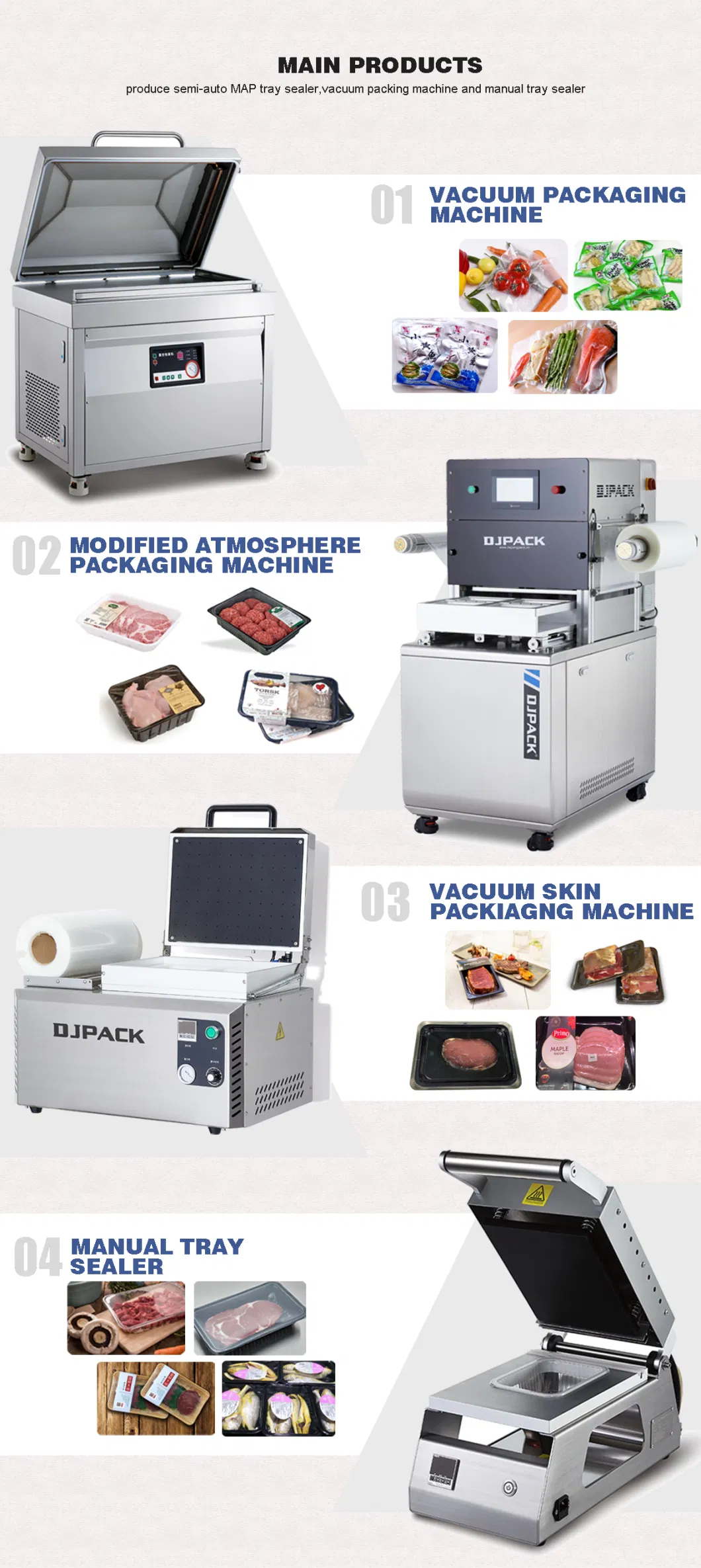 Table Top Rice Vacuum Packing Machine