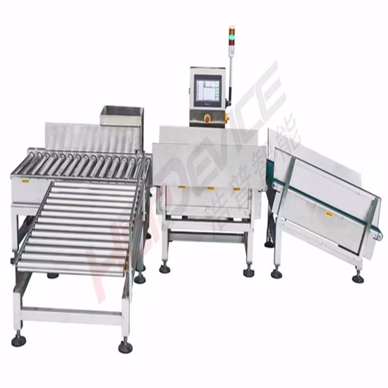 Macchina automatica per il controllo del peso della pesatura e smistamento dei pacchi online Selezionatrice ponderale con sistema Smart Weight